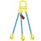 Grabiq Triple Leg 7/32 in Adjstbl Chain Slng TG3-GG, 10ft L, 8400lb WLL G-7/32-TG3-GG-10 - alternate 1